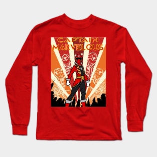 Captain Marvelous Long Sleeve T-Shirt